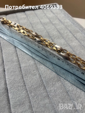 Златен ланец 25.35гр 14к 60см, снимка 8 - Колиета, медальони, синджири - 52854969