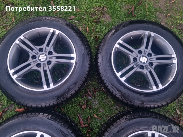 Лети джанти с гуми  Сузуки 5х114.3, снимка 3 - Гуми и джанти - 52806020