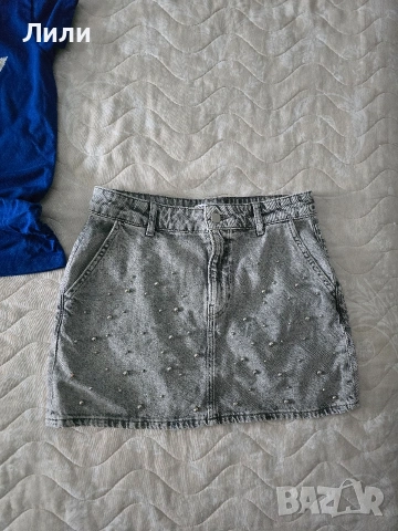Сет тениска Guess и пола Zara размер S, снимка 3 - Тениски - 53923744