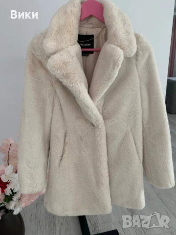 Пухено палто в размер XS