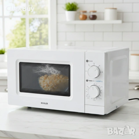 Микровълнова фурна MUHLER MO-5009 20L, 700W, нова, снимка 4 - Микровълнови - 54120888