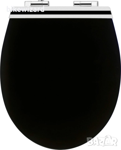 Тоалетна чиния Cornat KSDSC362 "Черен блясък" - Меко LED осветление през нощта, снимка 6 - Други стоки за дома - 52633562