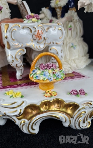 Голяма порцеланова фигура, композиция - Unterweissbach, Германия, снимка 2 - Статуетки - 52540593