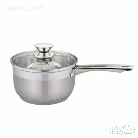 Касерола с капак Rosberg, 16 см, Неръждаема стомана, снимка 2 - Съдове за готвене - 50314166