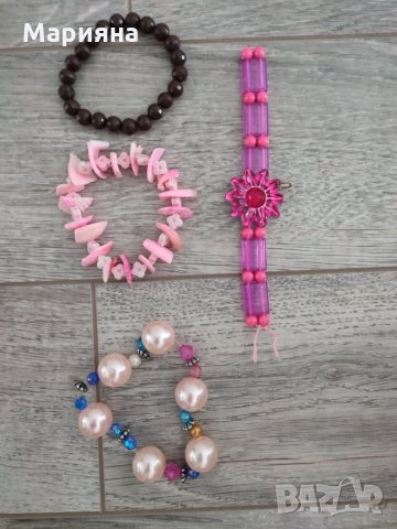 Герданчета  и гривни за момиченце, снимка 4 - Шноли, диадеми, ленти - 34941321