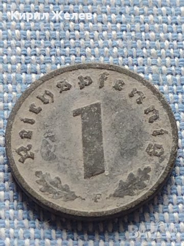 Монета 1 райхсфенинг 1942г. Германия Трети Райх с СХВАСТИКА за КОЛЕКЦИЯ 29581, снимка 3 - Нумизматика и бонистика - 42822676