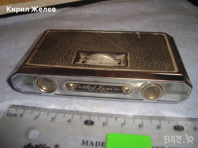 Coated Lens MADE in JAPAN 2.5x25м/м Стар РЕТРО - ВИНТИДЖ РЯДЪК МОДЕЛ ЯПОНСКИ ТЕАТРАЛЕН БИНОКЪЛ 32218