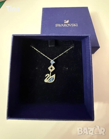 Swarovski - колие - stainless steel, снимка 5 - Колиета, медальони, синджири - 51671022