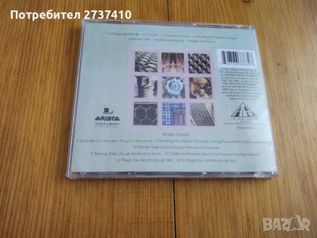 ALAN PARSONS PROJECT - GAUDI 4.10евро матричен диск, снимка 3 - CD дискове - 54246095