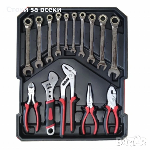 Професионален куфар с инструменти IF Tools BLACK GOLD 2024 – 599 части, CR-V стомана, снимка 5 - Куфари с инструменти - 53238409