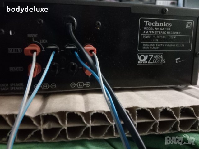 Technics SA-190 ресийвър, снимка 4 - Ресийвъри, усилватели, смесителни пултове - 24427410