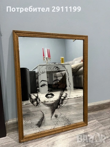 Картина огледало с Мерилин Монро, снимка 6 - Картини - 54230174