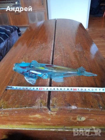 Стъклена фигура,фигурка,риба #8, снимка 8 - Други ценни предмети - 53911136