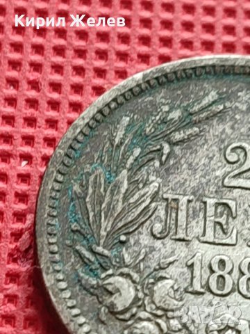 СРЕБЪРНА МОНЕТА 2 лева 1882г. КНЯЖЕСТВО БЪЛГАРИЯ СЪЕДИНЕНИЕТО ПРАВИ СИЛАТА ЗА КОЛЕКЦИЯ 40743, снимка 3 - Нумизматика и бонистика - 42505099