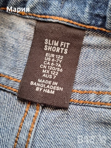 Дънкови къси панталони 6-8 г. - 32 лв, снимка 6 - Детски къси панталони - 50928972