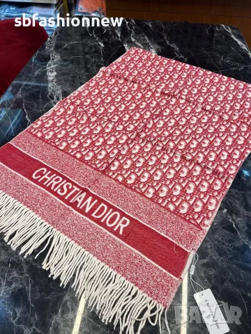 Christian Dior кашмирени шалове, снимка 9 - Шалове - 56116206