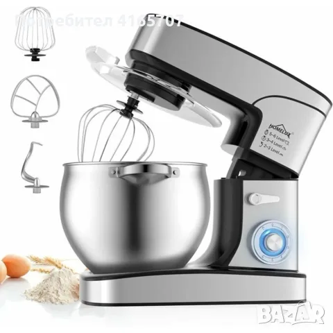 Планетарен миксер 12L 2500W, снимка 6 - Миксери - 55905807