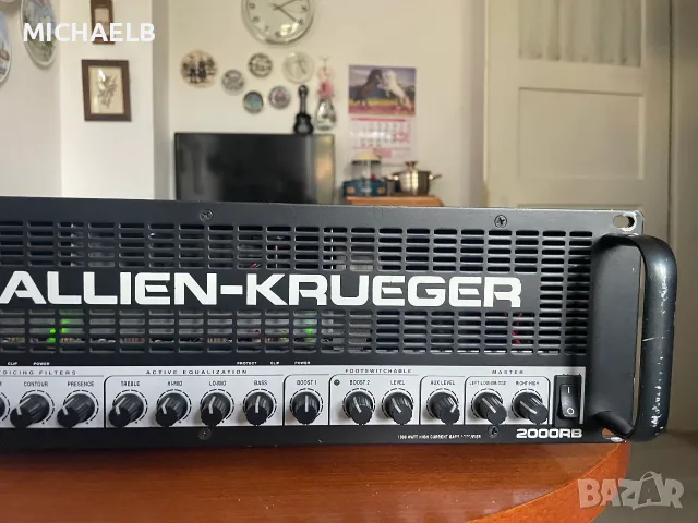 Продавам усилвател за бас GALLIEN KRUEGER GK 2000 RB, снимка 3 - Ресийвъри, усилватели, смесителни пултове - 56144085