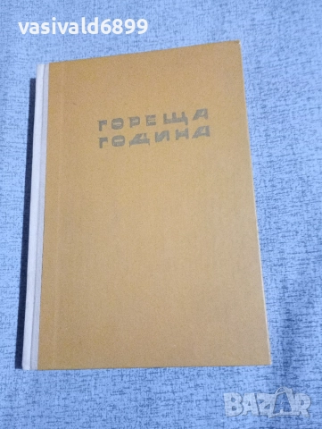Антон Михайлов - Гореща година , снимка 2 - Българска литература - 52654803