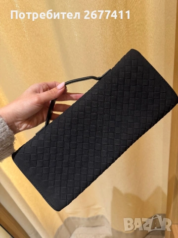 Дамска велирена чанта клъч топ bottega, снимка 4 - Чанти - 53276602