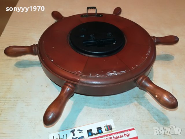 antique france-часовник рул-месинг/дърво 2710221637, снимка 10 - Колекции - 38472657