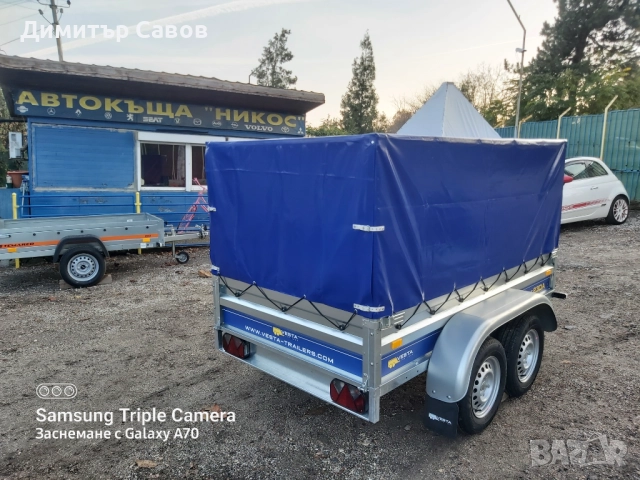 Туристическо ремарке VESTA LIGHT 23DA с брезент и шпригли H-120, снимка 3 - Ремаркета - 51921932