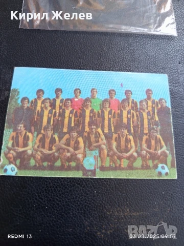 Старо календарче ЖСК ТРАКИЯ ПЛОВДИВ рядко за КОЛЕКЦИЯ ДЕКОРАЦИЯ 34976, снимка 4 - Колекции - 51233029