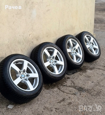 Алуминиеви Джанти за BMW със зимни гуми 16 цола 5х120, снимка 3 - Гуми и джанти - 52923831