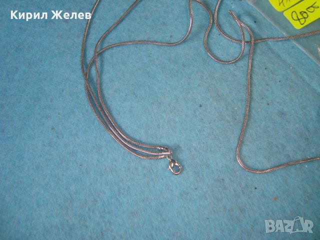 ПОСРЕБРЕНО ПЕРЛЕН ТИП УКРАШЕНИЕ ВИСУЛКА ПЕНДАНТ 4141, снимка 4 - Колиета, медальони, синджири - 35228149