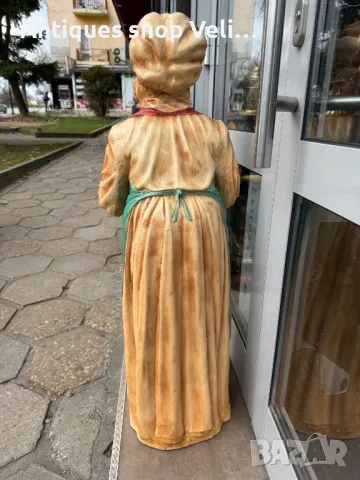 Големи ретро статуетки на сервитьор и готвачка за ресторанти и барове №6242 , снимка 8 - Антикварни и старинни предмети - 48322633