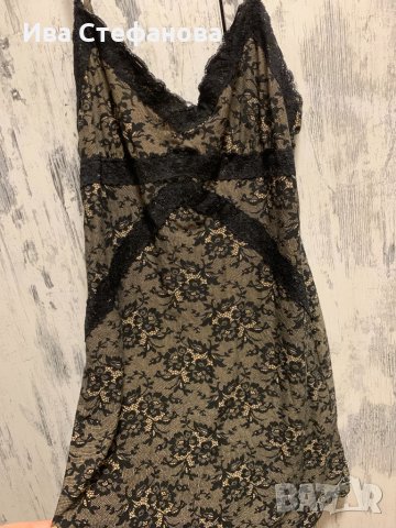 Страхотна памучна нощница щампа дантела , снимка 3 - Нощници - 34403543