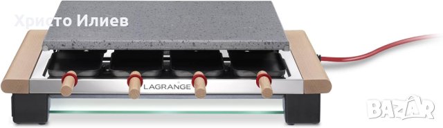 Раклет скара с каменна плоча Lagrange 1000W, снимка 5 - Скари - 42877339