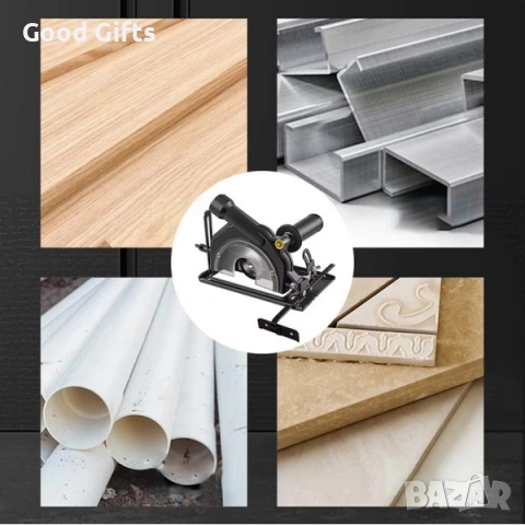 Приставка за Ъглошлайф за Прецизно Рязане под Ъгъл (100-125 мм) – Чиста и Безопасна Работа, снимка 3 - Други инструменти - 53283392