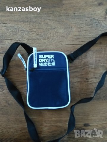 SUPERDRY SPORTS POUCH BAG NAVY - страхотна малка чанта НОВА БЕЗ ЕТИКЕТИ, снимка 9 - Чанти - 39080606