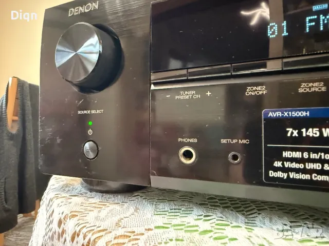 Denon AVR-X1500 Bluetooth Wi fi , снимка 3 - Ресийвъри, усилватели, смесителни пултове - 50098553