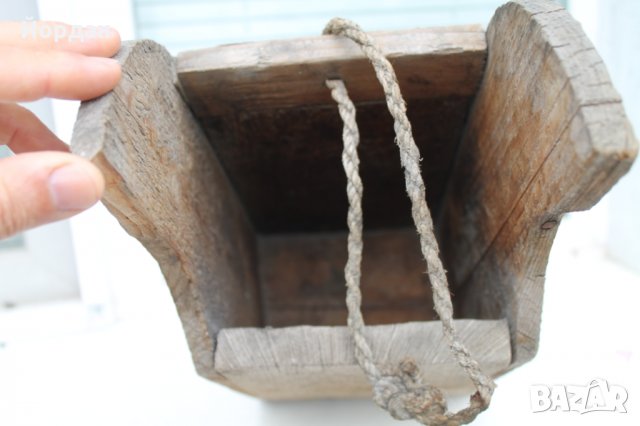 Дървен лъжичник , снимка 5 - Антикварни и старинни предмети - 30986843