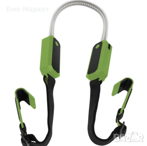 Регулируема акумулаторна LED работна лампа с 1000+ лумена, снимка 3 - Лед осветление - 49046166