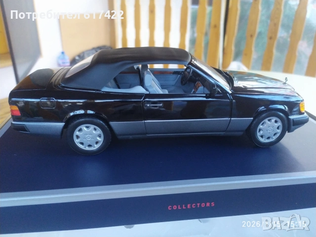 1:18 Метален модел на Mercedes  Benz  300 CE-24 Cabriolet W124 Norev, снимка 9 - Колекции - 53113690