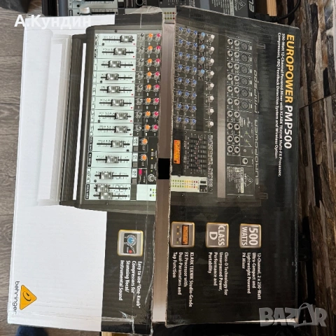 Behringer pmp500 Чисто нов  , снимка 3 - Ресийвъри, усилватели, смесителни пултове - 54304931