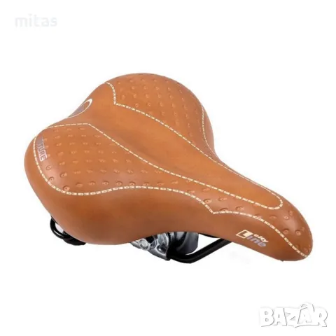 Седалка за велосипед Selle Monte Grappa Future , Кафява, Made in ITALY, снимка 4 - Аксесоари за велосипеди - 49703179