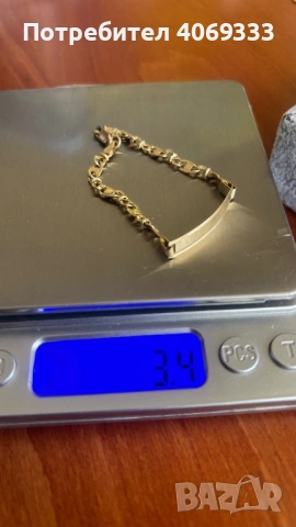 Златна детска гривна 14к