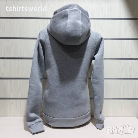 Нов дамски суичър с ЦИП и качулка в сив цвят, снимка 10 - Суичъри - 31125505