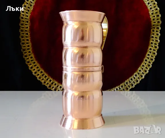 Медна чаша за вино,свръх масивна 320 гр. , снимка 6 - Антикварни и старинни предмети - 50276242