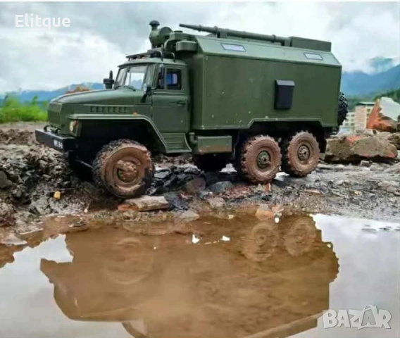 Детска количка тип руски военен камион модел NaughtyDragon с дистанционно TOYCAR8