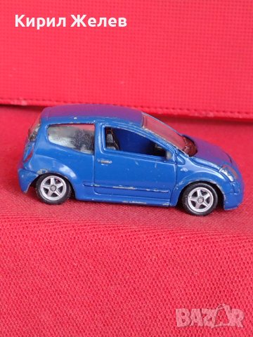 Метална количка CITROEN C2 MADE IN CHINA WELLY за КОЛЕКЦИЯ ДЕКОРАЦИЯ 17004