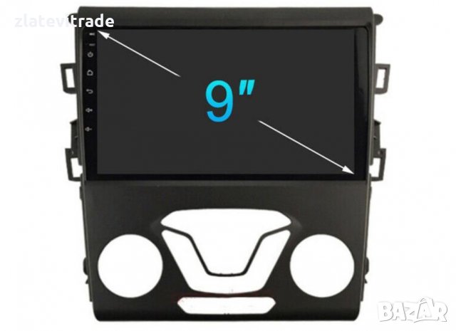 FORD FUSION MONDEO 2012-2014 - 9'' АНДРОИД НАВИГАЦИЯ, снимка 3 - Навигация за кола - 34909554