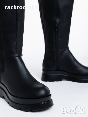 ПРОМОЦИЯ! Дамски ботуши с ластик марка Buonarotti Модел: 2А-1504 black, снимка 6 - Дамски ботуши - 42523816