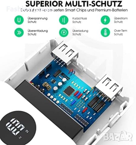 Нова външна батерия за телефон Преносимо зарядно устройство Power Bank, снимка 5 - Селфи стикове, аксесоари - 42274387