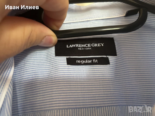 Нова мъжка риза 41/42 номер lawrence crey