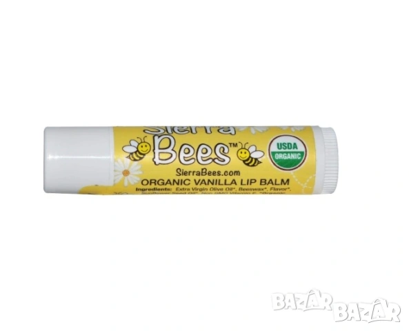 Sierra Bees Organic-Напълно органичен Балсам за устни 